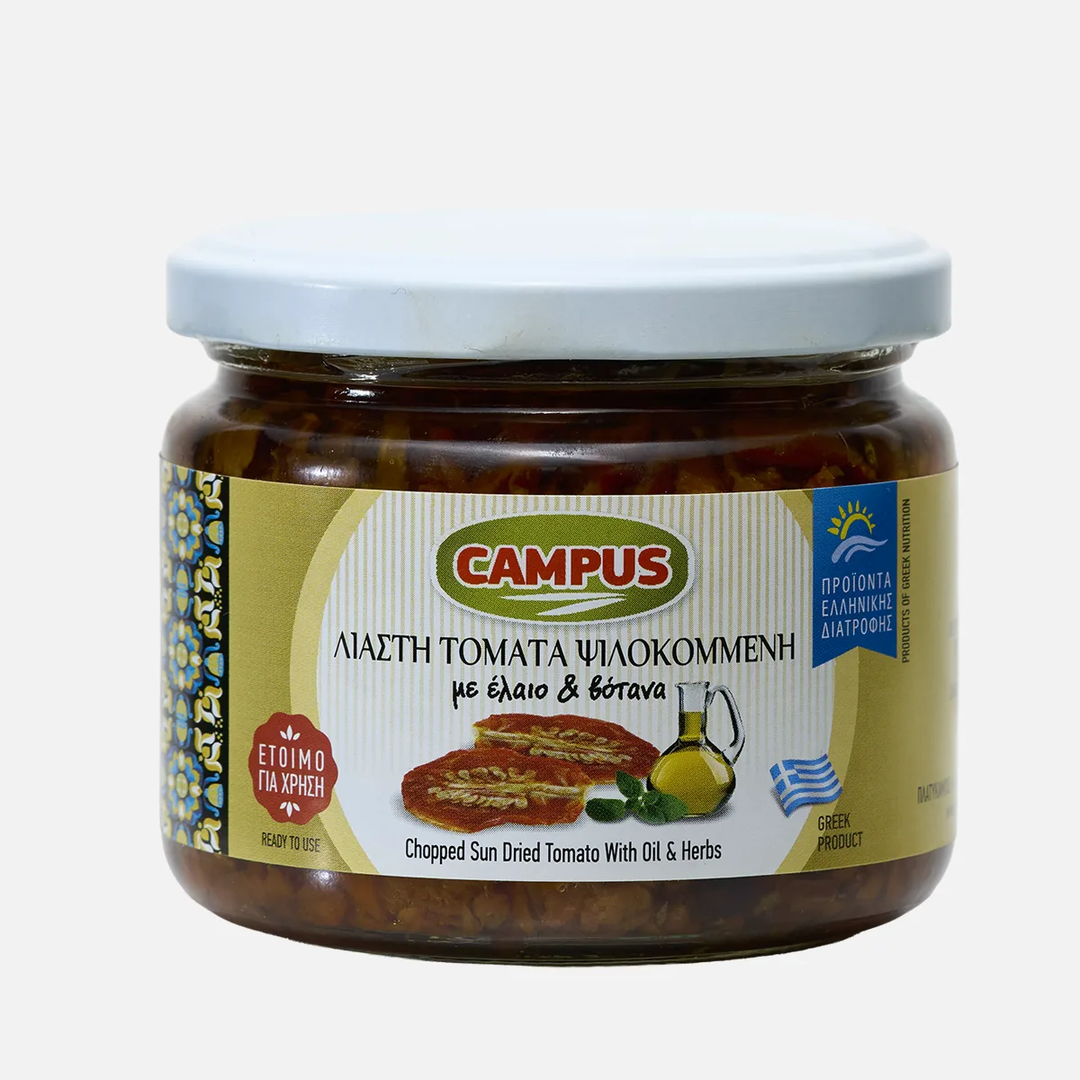 Λιαστή ντομάτα ψιλοκομμένη με έλαιο και βότανα 280g
