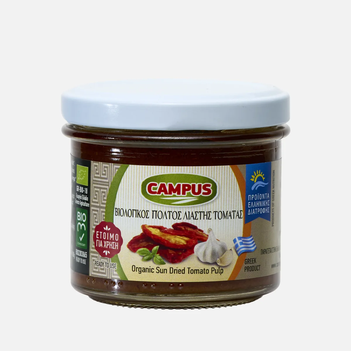 Βιολογικός πολτός λιαστής ντομάτας 100g